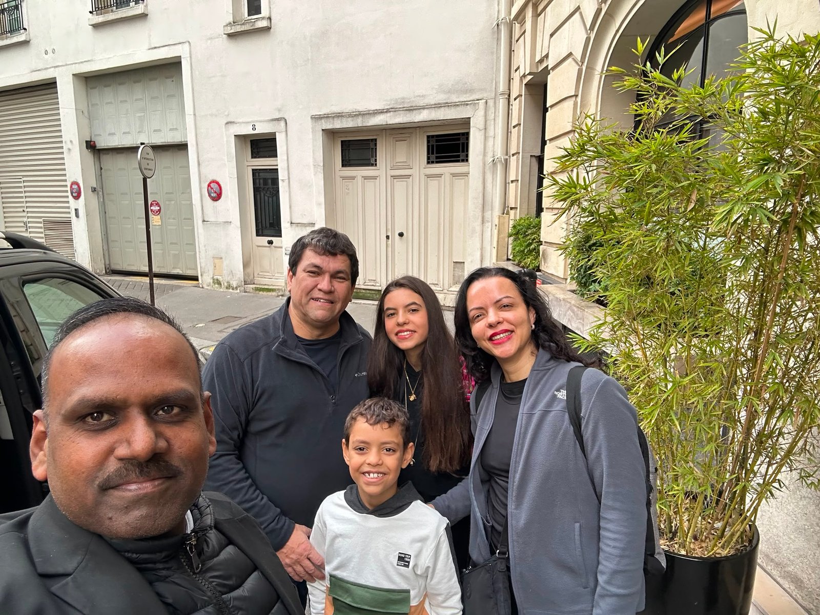 Paris Best Transport happy traveler actions shot